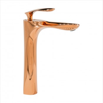 London Life Rose Gold Yüksek Tip Lavabo Bataryası London Life Rose Gold Yüksek Tip Lavabo Bataryası