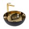 Paluci Asia Gold Matt Black Lavabo