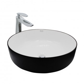 Paluci Azra White Black Yuvarlak Lavabo Paluci Azra White Black Yuvarlak Lavabo