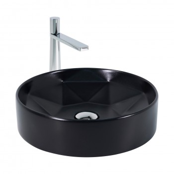 Paluci Diamond Matt Black Çanak Lavabo  Paluci Diamond Matt Black Çanak Lavabo
