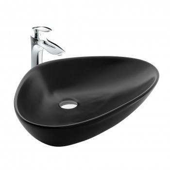 Paluci Doğa Matt Black Çanak Lavabo Paluci Doğa Matt Black Çanak Lavabo