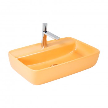 Paluci Enzo Matt Ocher Yellow Çanak Lavabo  Paluci Enzo Matt Ocher Yellow Çanak Lavabo