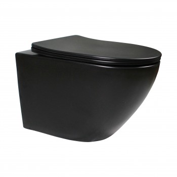 Paluci Fiorella Matt Black Klozet  Paluci Fiorella Matt Black Klozet