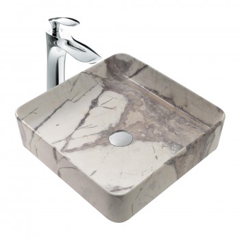 Paluci Öykü Calacatta White Lavabo  Paluci Öykü Calacatta White Lavabo