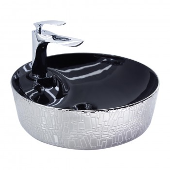 Paluci Tesla Black Silver Lavabo Paluci Tesla Black Silver Lavabo