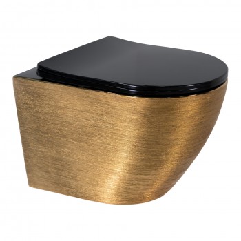 Paluci Twist Black Gold Kanalsız Asma Klozet Paluci Twist Black Gold Kanalsız Asma Klozet