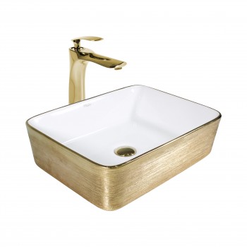 Paluci Twist Corner White Gold Lavabo Paluci Twist Corner White Gold Lavabo