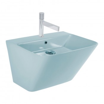 Paluci Vella Matt Baby Blue Monoblock Lavabo Paluci Vella Matt Baby Blue Monoblock Lavabo