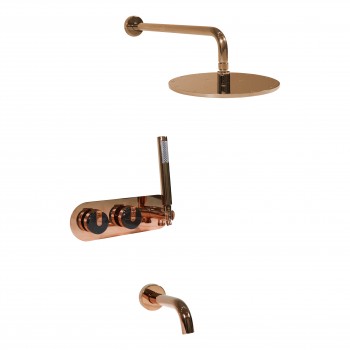 Paluci Victoria Rose Gold 3 Yönlü Ankastre Duş Sistemi Paluci Victoria Rose Gold 3 Yönlü Ankastre Duş Sistemi