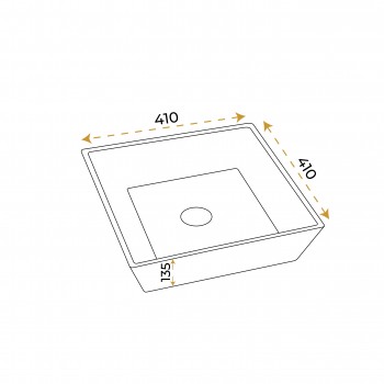 Paluci Alice Matt Black Çanak Lavabo