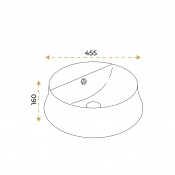 Paluci  Amarog Black Yuvarlak Lavabo Paluci  Amarog Black Yuvarlak Lavabo