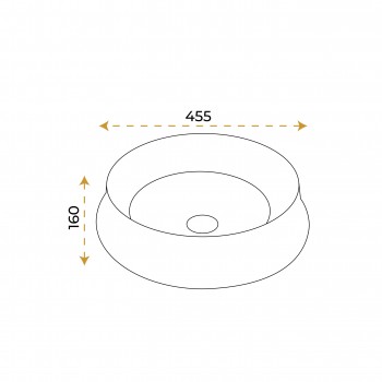 Paluci Amarog White Yuvarlak Lavabo Paluci Amarog White Yuvarlak Lavabo