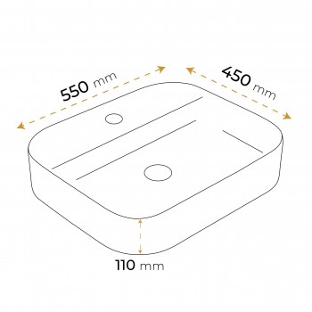 Paluci  Anka Dark Gray Çanak Lavabo Paluci  Anka Dark Gray Çanak Lavabo