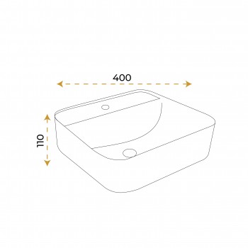 Paluci Anka Matt Black Small Çanak Lavabo Paluci Anka Matt Black Small Çanak Lavabo