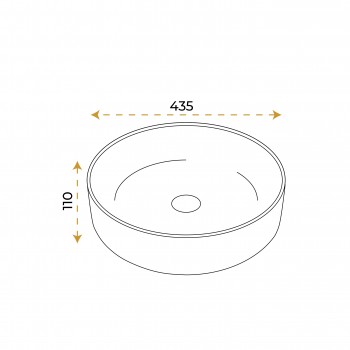 Paluci Calvin Matt Vizon Çanak Lavabo Paluci Calvin Matt Vizon Çanak Lavabo