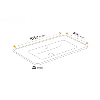 Paluci Carla White Etajerli Lavabo 105 Paluci Carla White Etajerli Lavabo 105