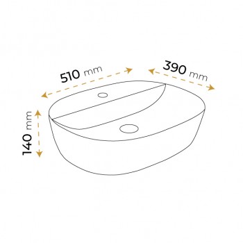 Paluci Chloe Black Çanak Lavabo Paluci Chloe Black Çanak Lavabo