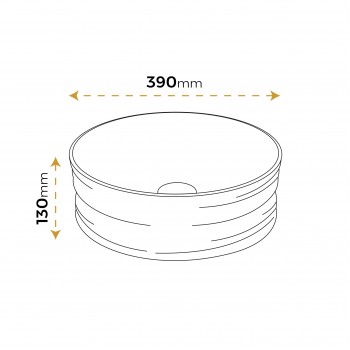 Paluci Cupra Black Gold Lavabo Paluci Cupra Black Gold Lavabo