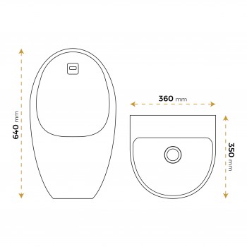 Paluci İmola White Pisuvar