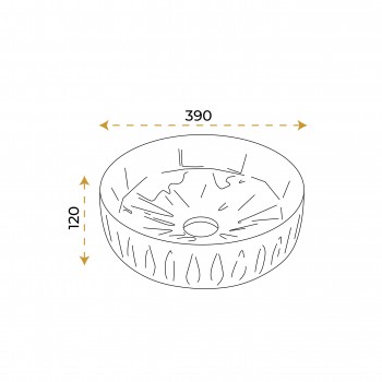 Paluci İstanbul Gold Lavabo