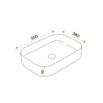 Paluci Life Dark Gray Çanak Lavabo Paluci Life Dark Gray Çanak Lavabo