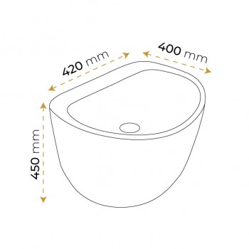 Paluci Rosita White Monoblock Lavabo Paluci Rosita White Monoblock Lavabo