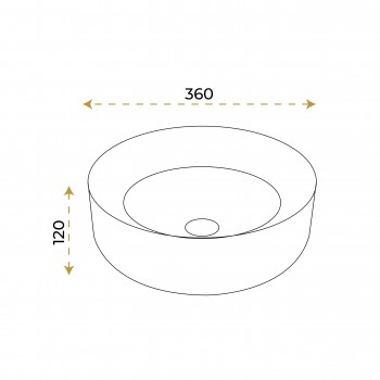 Paluci Roza White Gold Lavabo Paluci Roza White Gold Lavabo