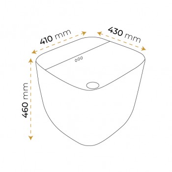 Paluci Ruby White Monoblock Lavabo Paluci Ruby White Monoblock Lavabo