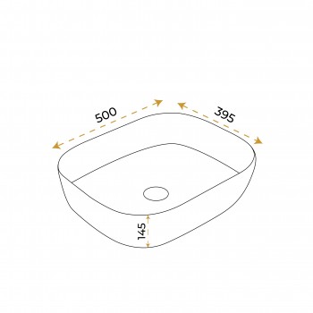 Paluci Selina Gold Lavabo