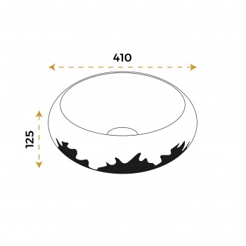 Paluci Rita Black Gold Lavabo Paluci Rita Black Gold Lavabo