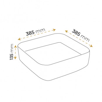 Paluci Dante Black Gold Lavabo Paluci Dante Black Gold Lavabo